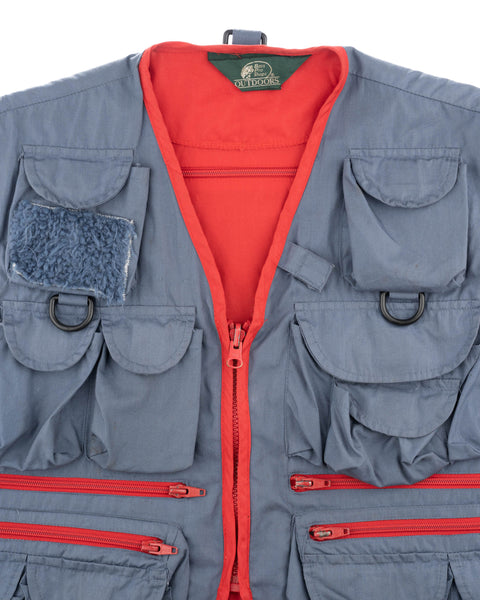 90's Reversible Cargo Vest - Medium