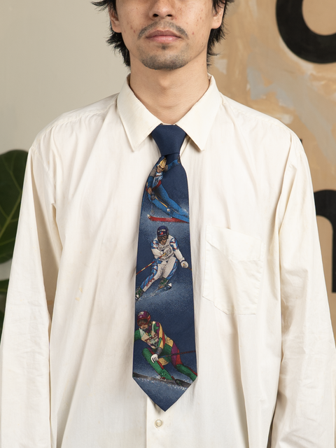 1990s Polo Slolom Tie