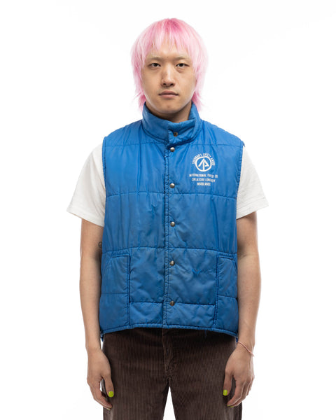 80's Thrashed Puffer Vest - XL