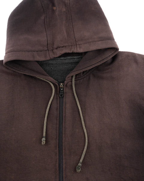 90’s Sunfaded Thermal Lined Hoodie - Large