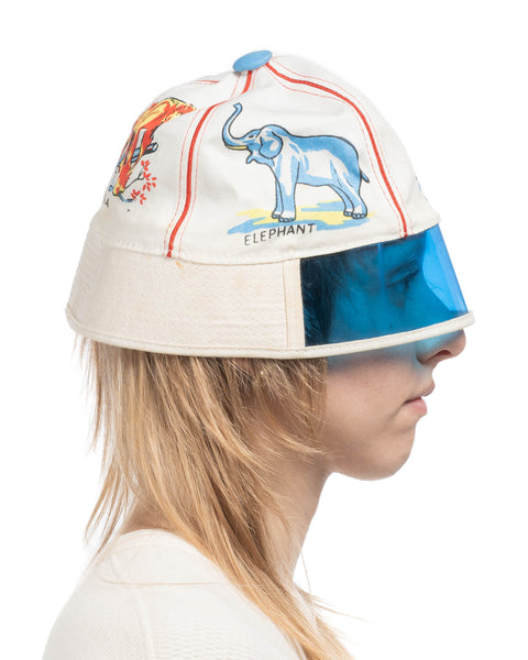 60's Zoo Visor Bucket Hat - 7