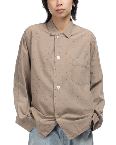 60's Penney's Patterned Shirt - Medium