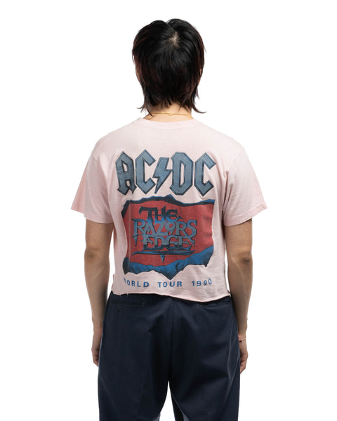 90's Cropped AC/DC Tee - Large