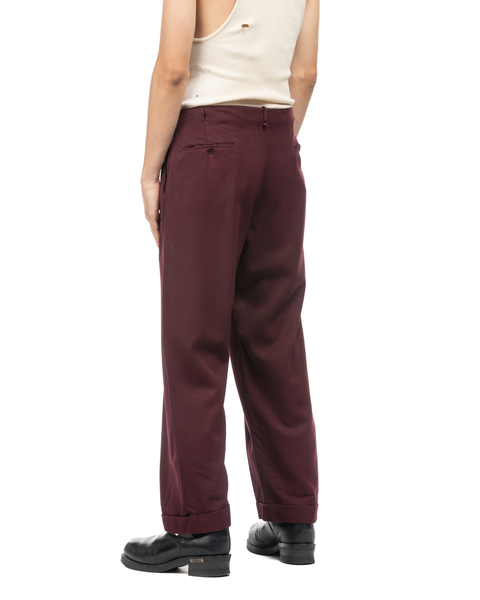 1950s Pleated Gabardine Trousers