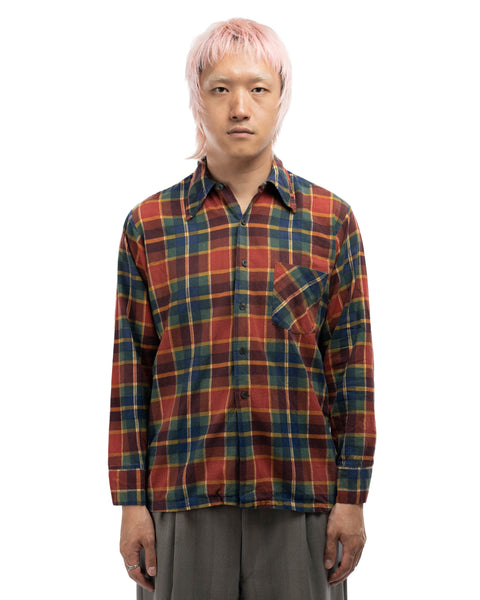70's Plaid Shirt - Medium