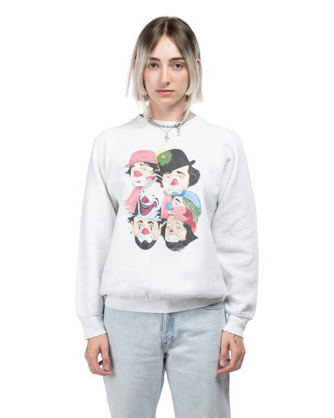 80s Tears of a Clown Crewneck - Medium
