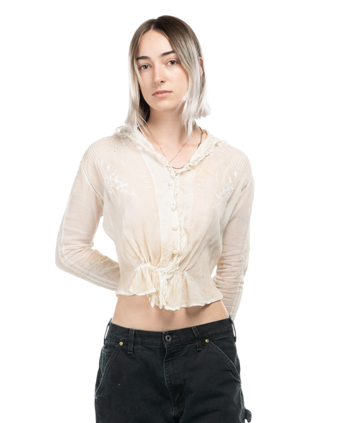 Antique Sheer Edwardian Blouse