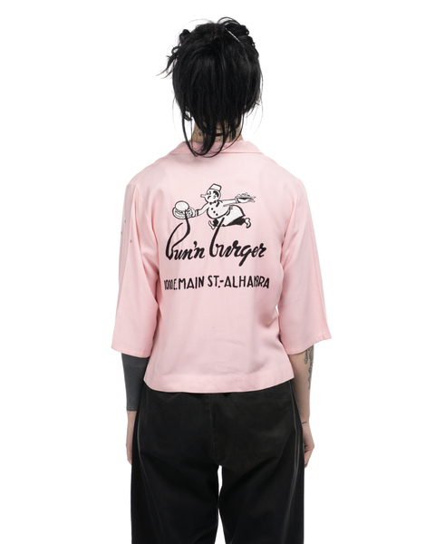 1950s Burger Bowling Shirt