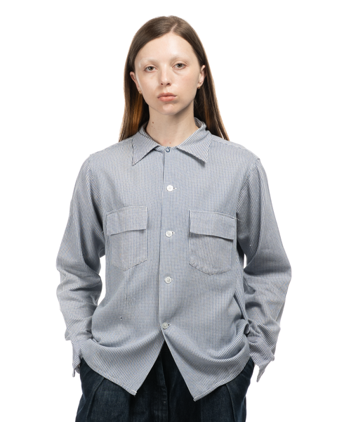 1950s Houndstooth Work Shirt