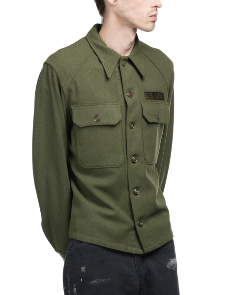 1950s Wool Military Shirt