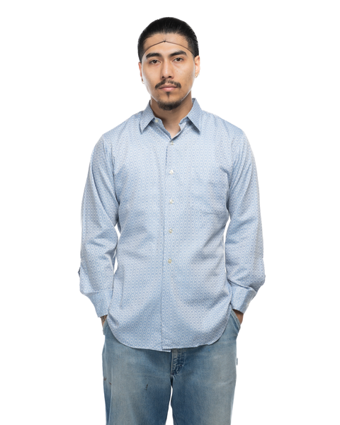 1960s Textured Pattern Shirt