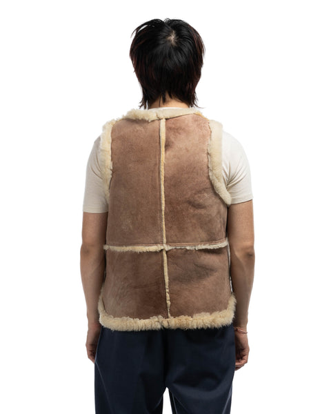 70's Shearling Vest - Medium