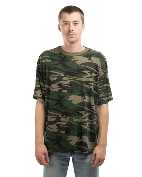 80's Boxy Camo Tee - XL
