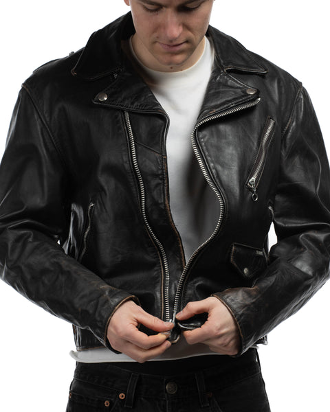 80's Schott Moto Jacket - Large