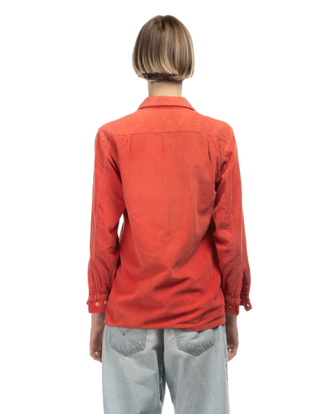 1950s Campus Corduroy Loop Collar