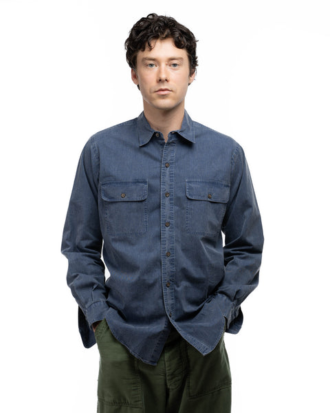 90's LL Bean Overdyed Button-Up Shirt - Medium