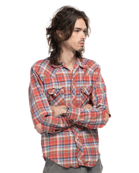 1970s Cotton Western Flannel