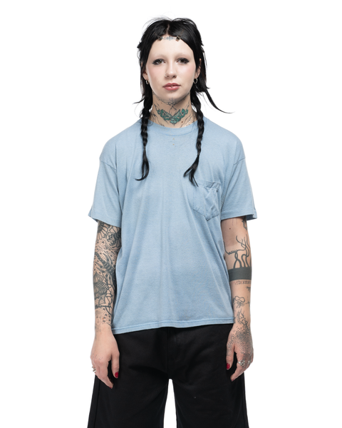 1980s Blank Pocket Tee