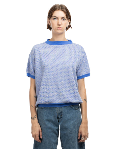 70's Striped Sweatshirt - Medium