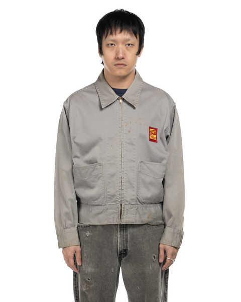 1950s Army Twill Chain-Stitched Jacket