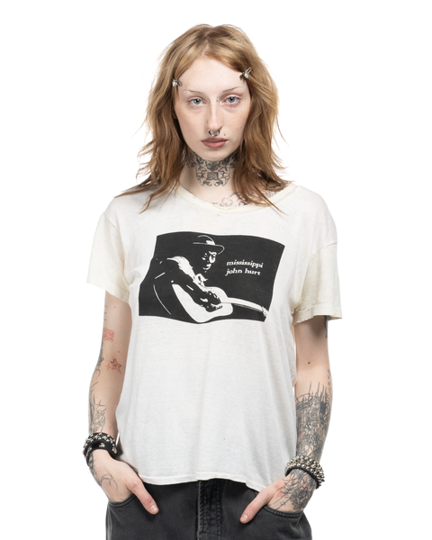 1970s Repaired Mississippi John Hurt Blues Tee