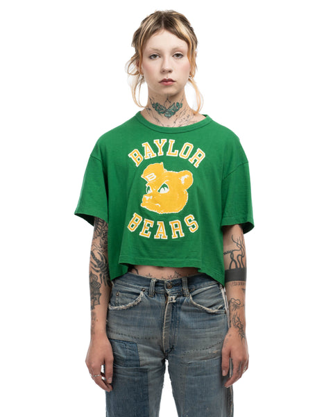 80's Baylor Cropped Tee - Medium