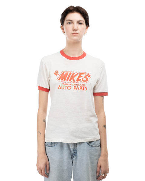 80’s Mike’s Auto Parts Ringer Tee - Medium