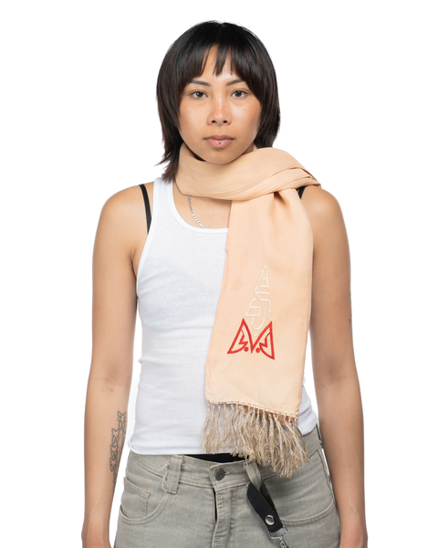 50's Embroidered Scarf - OS