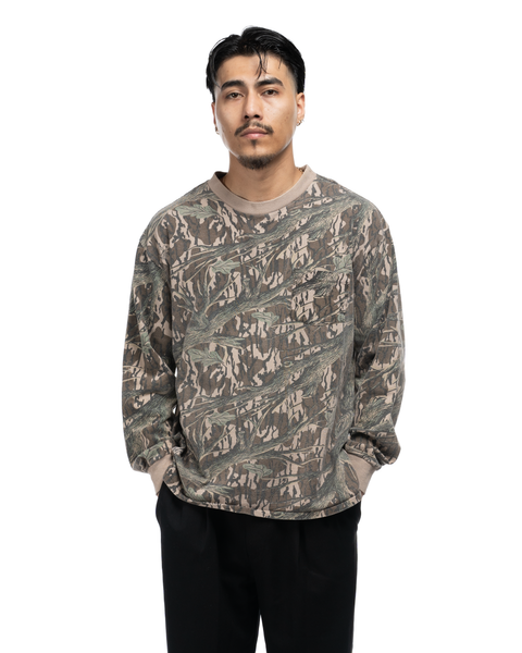 80s Long Sleeve Real Tree Tee - Large