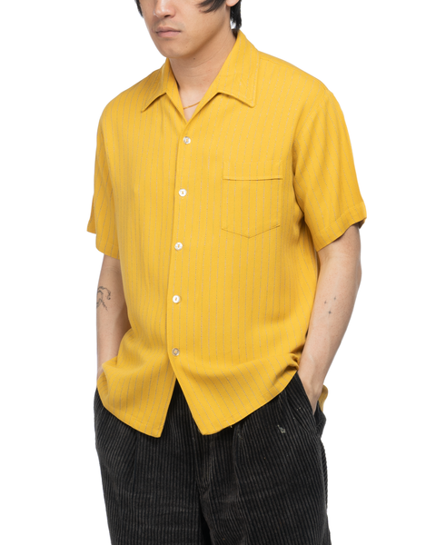 60's Heavy Rayon Shirt - Large