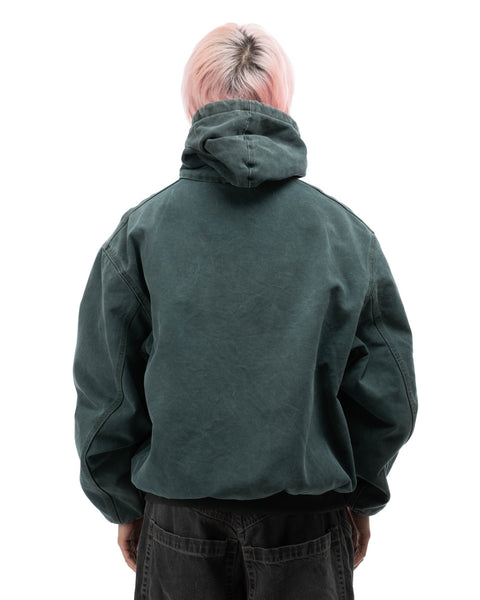 90’s Quilt Lined Carhartt Hooded Jacket - XL