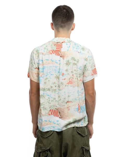 60's Rayon Aloha Shirt - Medium