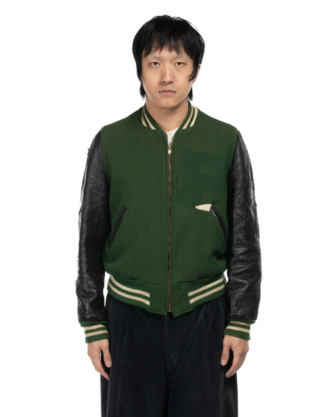 1950s Zippered Varsity Jacket