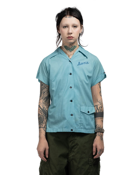 60's Chain-Stitched Bowling Shirt - Small