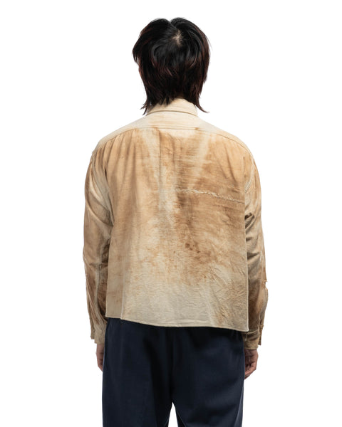 30's Enamel Button Farm Shirt - Medium