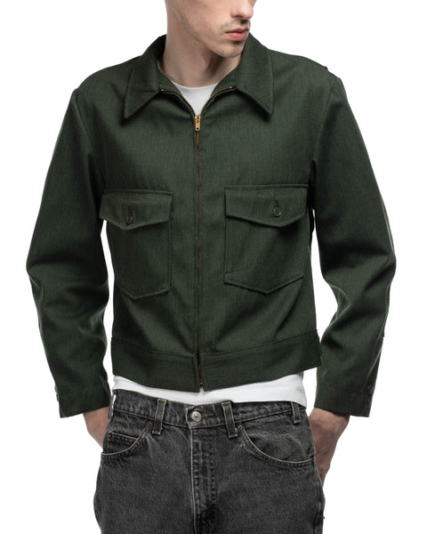 60's Boxy Whipcord Jacket - Large
