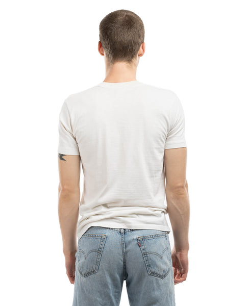 70's Towncraft Blank White Tee - Medium