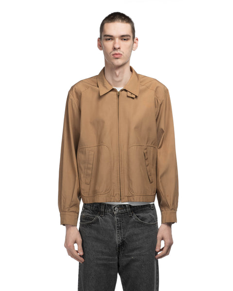 50's Crisp Nylon Harrington Jacket - XL