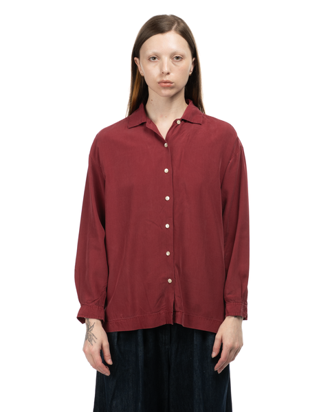 1990s Square Tag Gap Silk Shirt