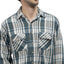 80's Five Brother Cotton Flannel - Large