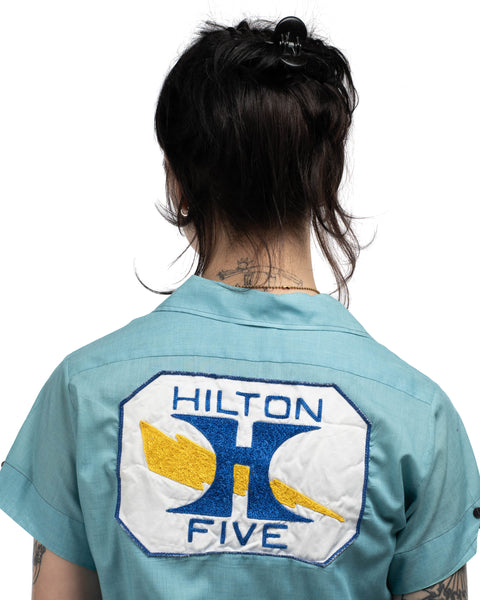 60's Chain-Stitched Bowling Shirt - Small