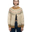 60's Patterned Cardigan Sweater - Medium