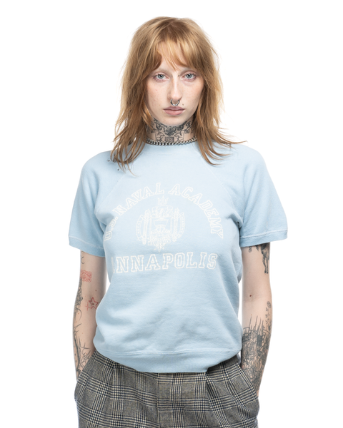1960s Naval Academy Short-Sleeve Sweatshirt