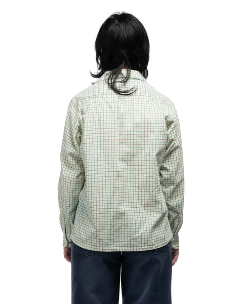 60's Corduroy Loop Collar Shirt - Medium