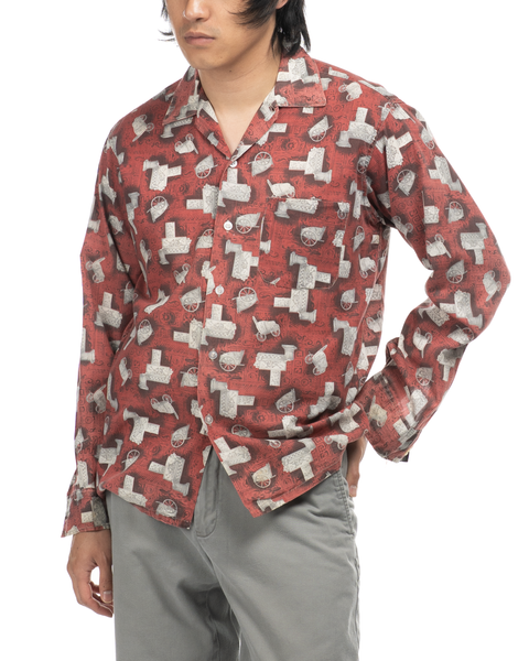 1960s Roman Empire Printed Shirt