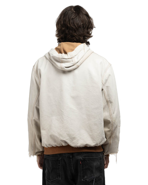 80's Thermal Lined Hooded Carhartt Jacket - Large
