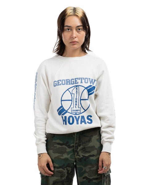 80's Georgetown Hoyas Crewneck - Small
