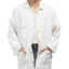 1950s Faded to White Hickory Stripe Chore Coat
