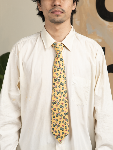 1990s Hermes Watermelon Tie