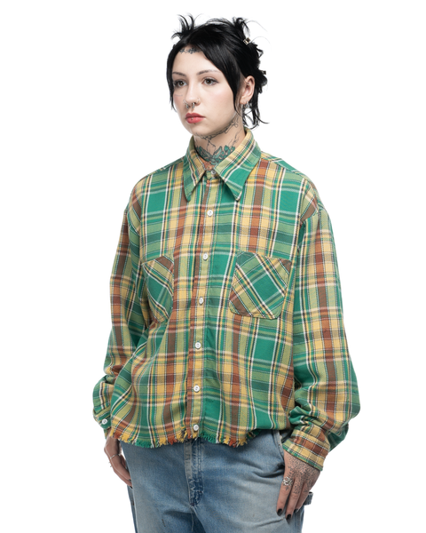 1970s Cropped Cotton Flannel